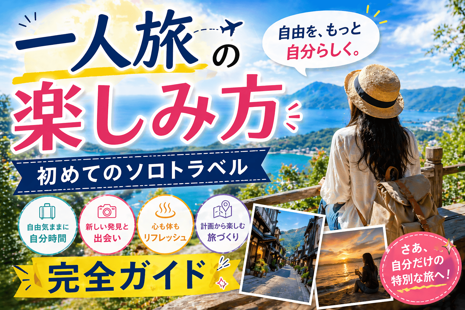 一人旅の楽しみ方|初めてのソロトラベル完全ガイド
